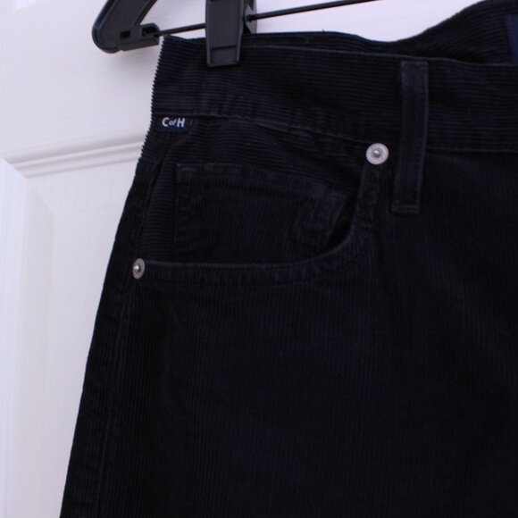 Citizens of Humanity Emerson Straight Corduroy Pants Navy Cotton - Picture 5 of 10